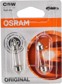 Автолампа Osram Original C5W SV8,5-8 5 W прозрачная 641802b