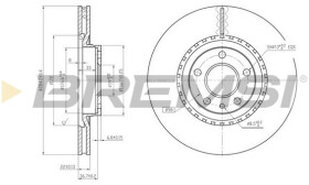 Тормозной диск Bremsi cd6156v