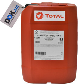 Моторна олива Total Rubia Politrafic 10W-40 напівсинтетична
