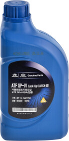 Трансмиссионное масло Hyundai ATF SP-IV (Lock-Up CLUTCH 6S) синтетическое