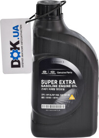 Моторное масло Hyundai Super Extra Gasoline 5W-30 полусинтетическое