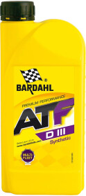 Трансмиссионное масло Bardahl ATF D III(Европа) синтетическое
