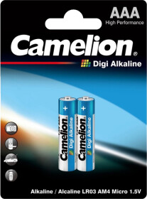 Батарейка Camelion Digi Alkaline 24669 AAA (мізинчикова) 1,5 V 2 шт