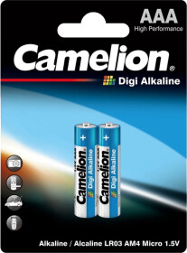 Батарейка camelion Digi Alkaline 24669 AAA (мізинчикова) 1,5 V 2 шт