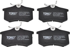 Гальмівні колодки TOKO T2252002
