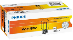 Автолампа Philips Vision W21/5W W3x16q 5 W 21 W прозрачная 12066CP10