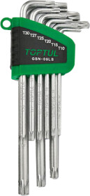 Набор ключей TORX Toptul GSN-09LS T10-T50 9 шт