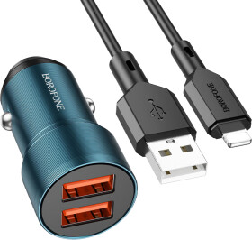 USB зарядка в авто Borofone BZ19 BZ19LSU