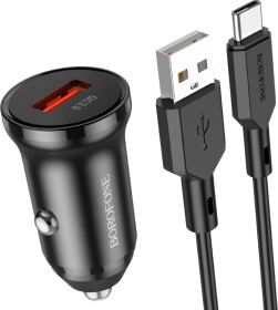 USB зарядка в авто Borofone BZ18 BZ18CB