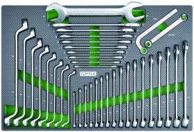 Набір ключів Toptul GED3701 6-22 мм 37 шт