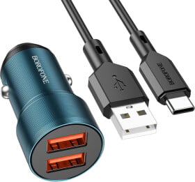 USB зарядка в авто Borofone BZ19 BZ19CSU