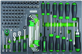 Набор инструментов Toptul GEDB431 1/4