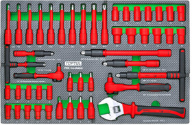 Набор инструментов Toptul GED4863 1/4