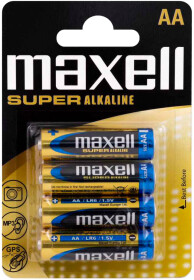 Батарейка Maxell Super Alkaline 4902580163693 AA (пальчикова) 1,5 V 4 шт