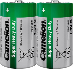 Батарейка Camelion Super Heavy Duty 10100220 D 1,5 V 2 шт