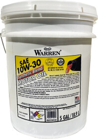 Моторное масло Warren Synthetic Blend 10W-30 синтетическое