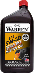 Моторное масло Warren Synthetic Blend 5W-30 синтетическое