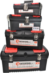Комплект ящиков для инструментов Intertool BX-0004 4 шт.
