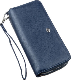 Клатч ST Leather 18869 без логотипа авто синий