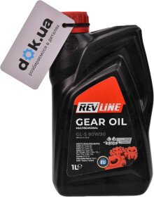Трансмиссионное масло Revline Gear Oil GL-5 80W-90 минеральное