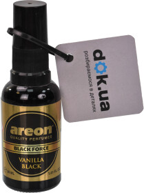 Ароматизатор Areon Black Force Vanilla Black 30
