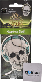 Ароматизатор Aroma Car Dia De Los Muertos Headphones Skull 5 г