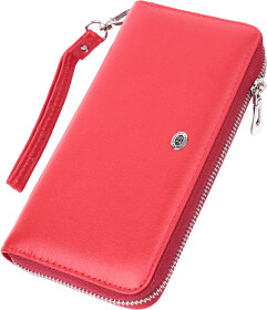 Клатч ST Leather 22561 без логотипа авто красный