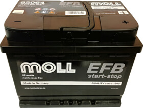 Аккумулятор Moll 6 CT-64-R EFB Start Stop 82064