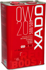 Моторна олива Xado Atomic Oil 508/509 RED BOOST 0W-20 синтетична