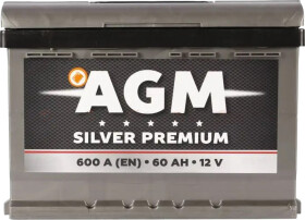 Аккумулятор AGM 6 CT-60-R Silver Premium AKBLU1051