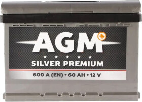Акумулятор AGM 6 CT-60-L Silver Premium AKBLU1052