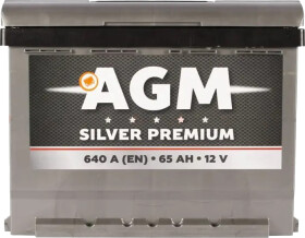 Аккумулятор AGM 6 CT-65-L Silver Premium AKBLU1054