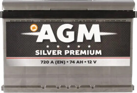 Акумулятор AGM 6 CT-74-R Silver Premium AKBLU1055