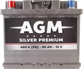 Аккумулятор AGM 6 CT-50-L Silver Premium AKBLU1056