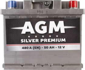 Акумулятор AGM 6 CT-50-R Silver Premium AKBLU1057