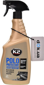 Поліроль для салону K2 Polo Protectant зелений чай 770 мл