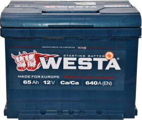 Аккумулятор Westa 6 CT-65-R WPR6500L2