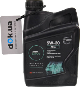 Моторное масло AVISTA Pace Asia 5W-30