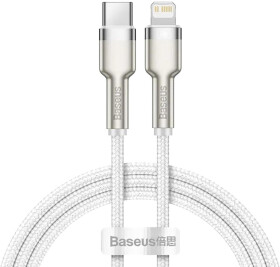 Кабель Baseus Cafule Metal CATLJK-A02 Apple Lightning - type-C 1 м
