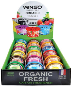 Набор ароматизаторов Winso Organic Fresh Ассорти