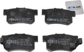 Тормозные колодки Icer 181187