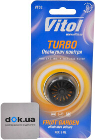 Ароматизатор Vitol Turbo Fruit Garden 3 мл