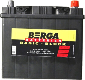 Аккумулятор Berga 6 CT-60-R Basic Block 5604120517902