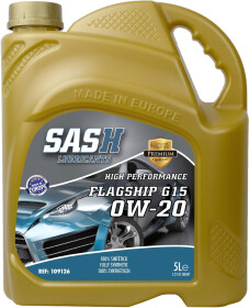 Моторное масло Sash Flagship G15 0W-20 синтетическое