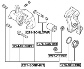 Поршень тормозного суппорта Febest 1276son19r