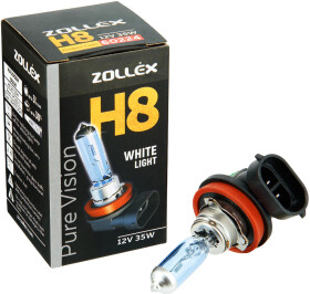 Автолампа Zollex Pure Vision White Light H8 PGJ19-1 35 W світло-блакитна 60224