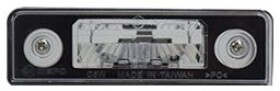 Фонарь подсветки номерного знака Van Wezel 7623920