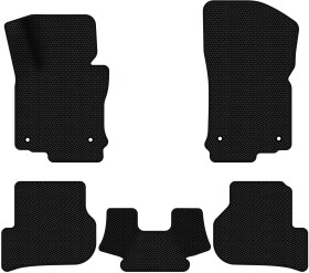Комплект килимків EVAtech VW33069CD5AV4KBB чорний без логотипа