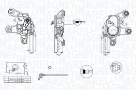 Двигун склоочисника Magneti Marelli 064342008010