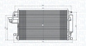 Радиатор кондиционера Magneti Marelli 350203843000